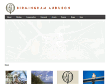 Tablet Screenshot of birminghamaudubon.org